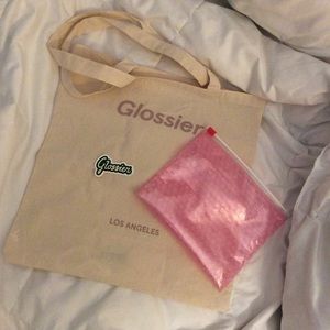 Never used Glossier LA reusable bag